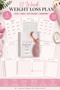 12 Week Weight Loss Plan & Fitness Tracker