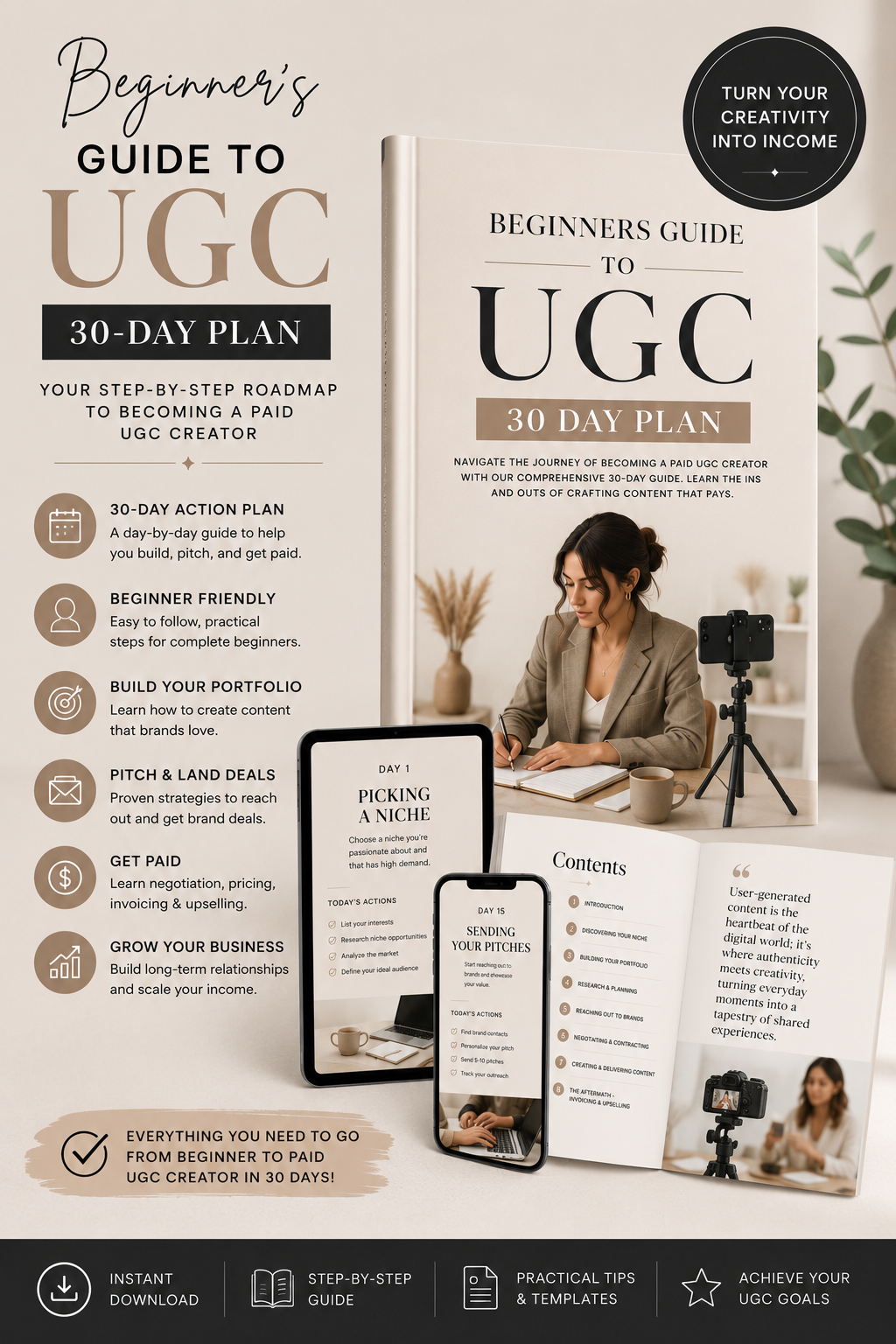 Beginner's Guide to UGC: 30-Day Success Plan