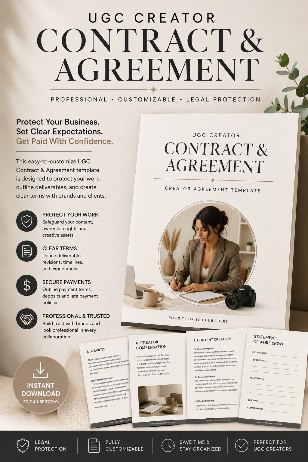 UGC Contract & Agreement Template