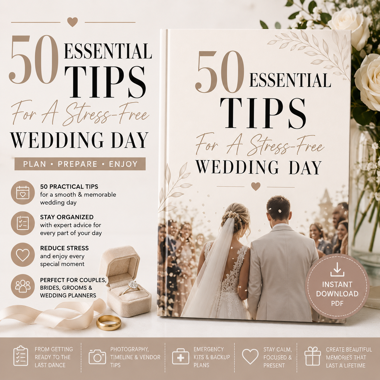 50 Essential Tips for a Stress-Free Wedding Day