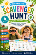 Kids Scavenger Hunt Bundle
