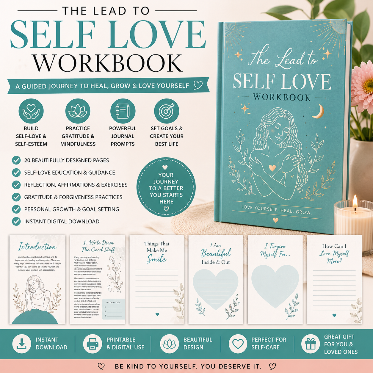The Lead to Self Love Workbook