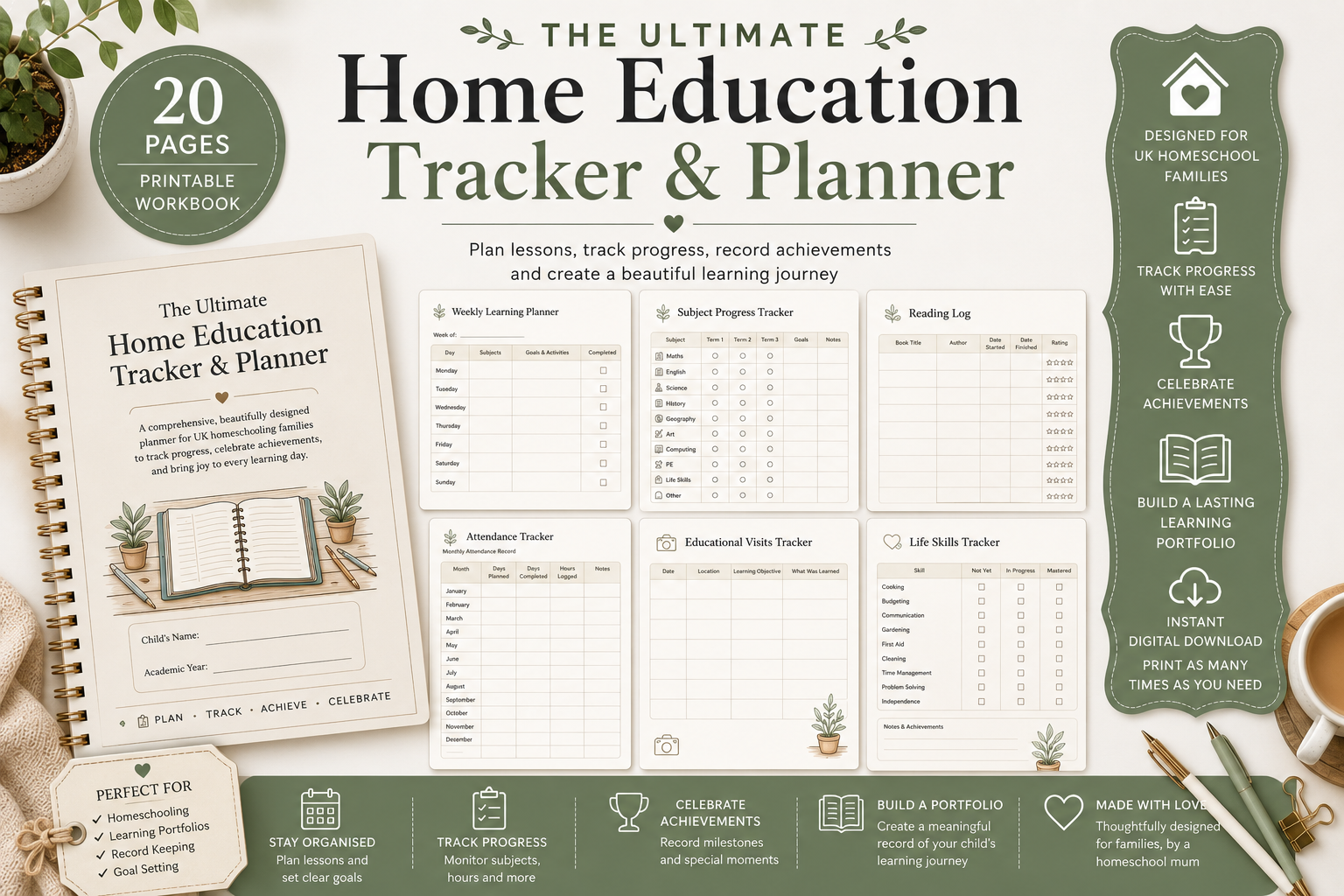 The Ultimate Home Education Tracker & Planner
