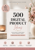 500 Digital product ideas