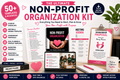 Non-Profit Organization Kit | Editable Templates & Business Resources