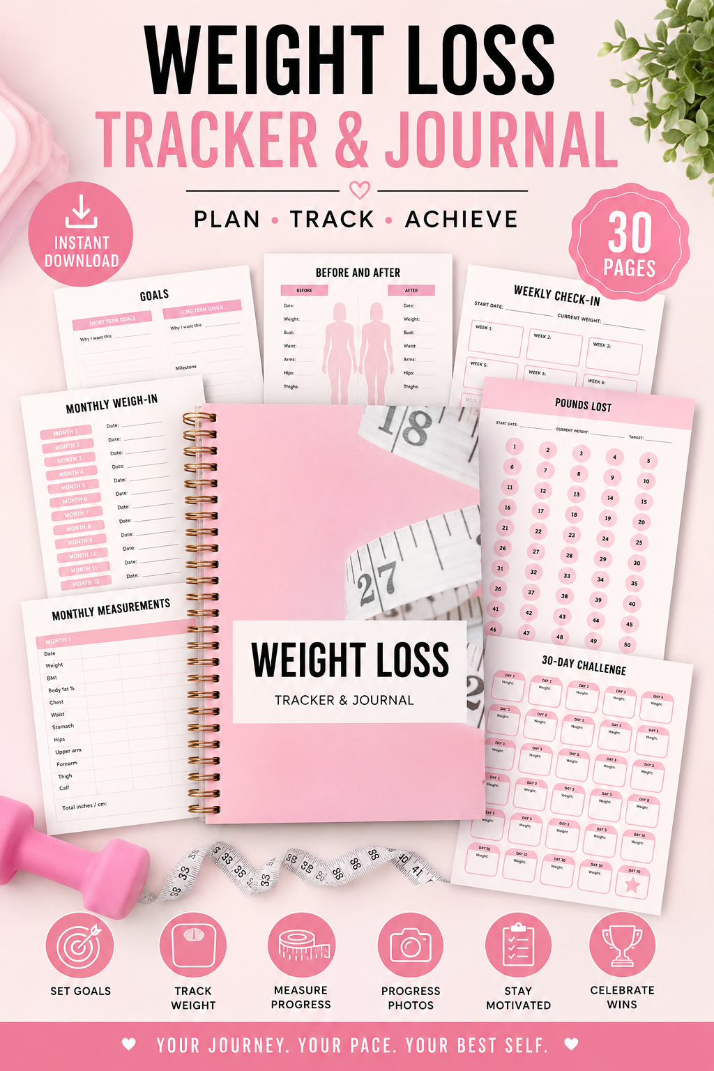 Weight Loss Tracker & Journal