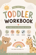 Toddler Learning Workbook