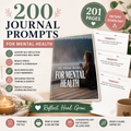200 Mental Health Journal Prompts